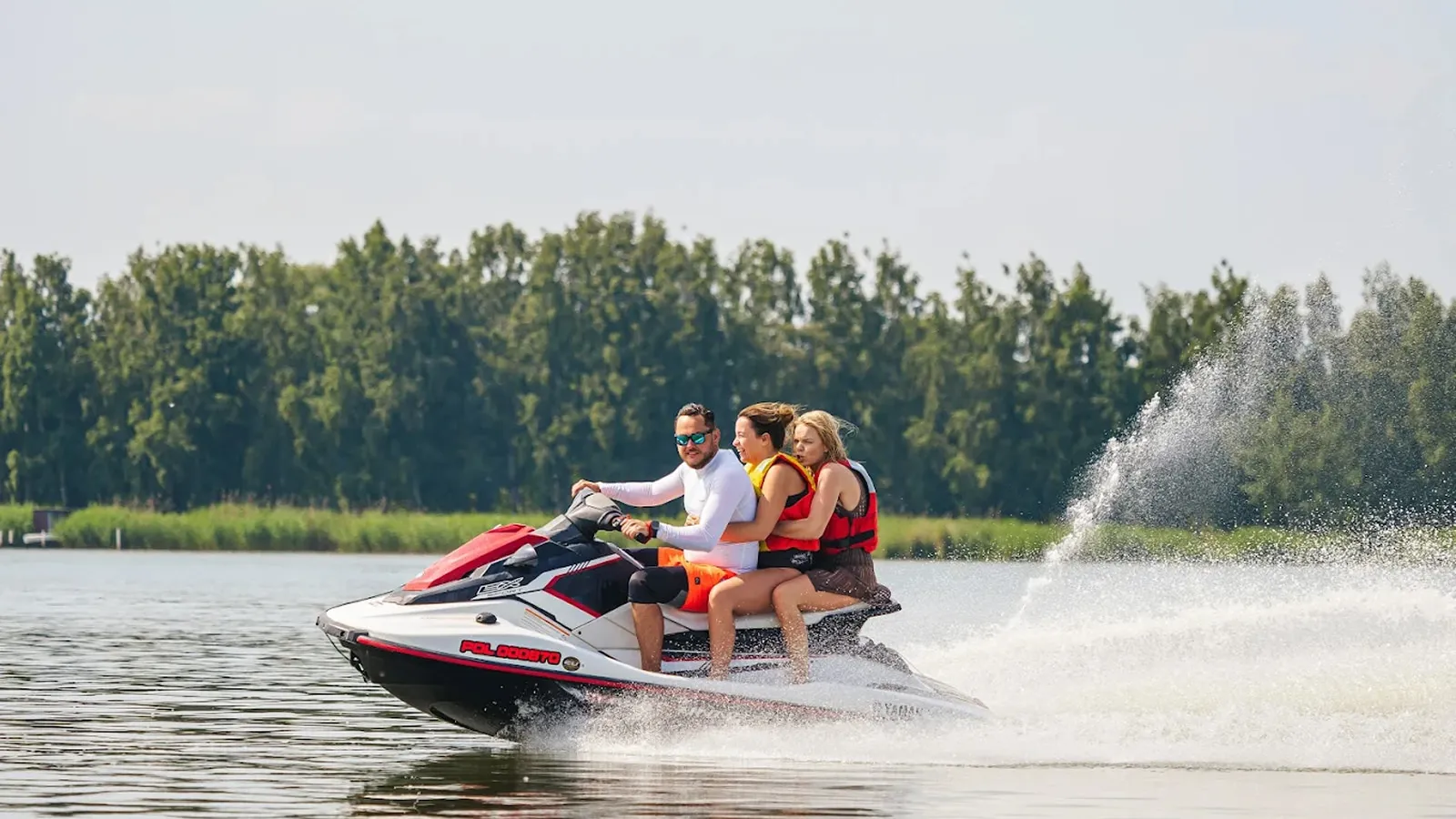 Skuter wodny Water Fun na Jeziorze Jamno w Mielnie